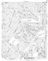 Page 029 - Sec 6 - Madison City, Madison Square, Washington Park, Geirstenbreis Plat, Farwell's Add., Dane County 1954